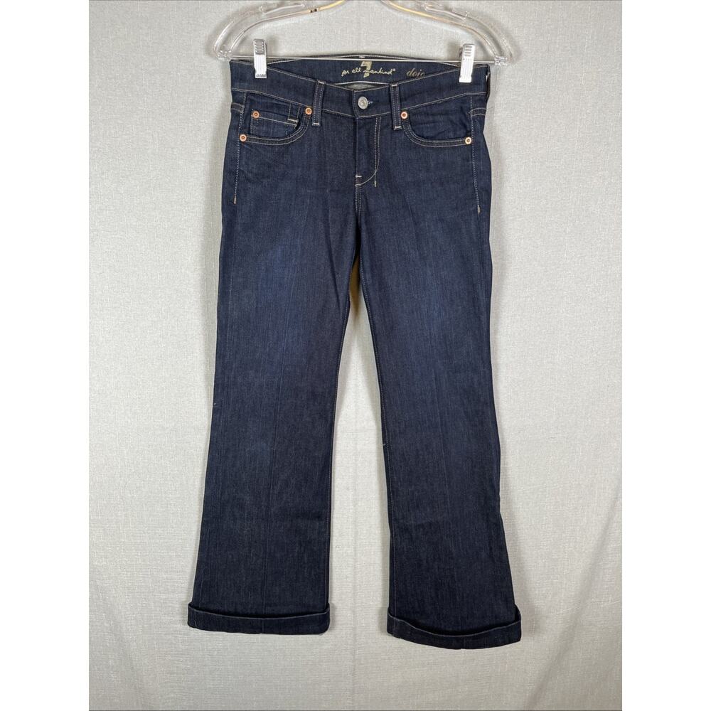 7 For All Mankind Dojo Mercer Original Trouser Flare Jeans Sz 25 U115N080U-202S
